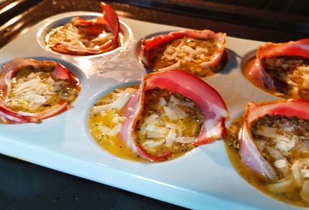 Фото шага рецепта Сырнояичные маффины 174445 шаг 10  