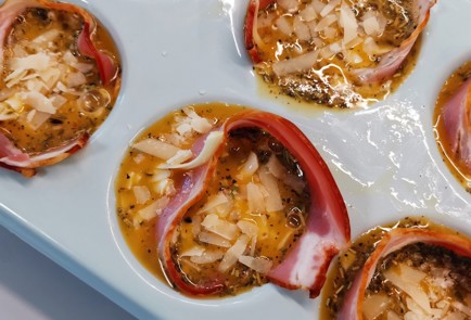 Фото шага рецепта Сырнояичные маффины 174445 шаг 9  