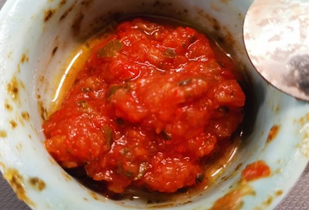 Фото шага рецепта Сырные чипсы кебаб 173342 шаг 3  