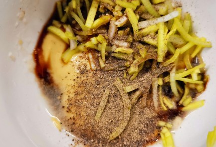 Фото шага рецепта Сырные чипсы с горчицей 173344 шаг 6  