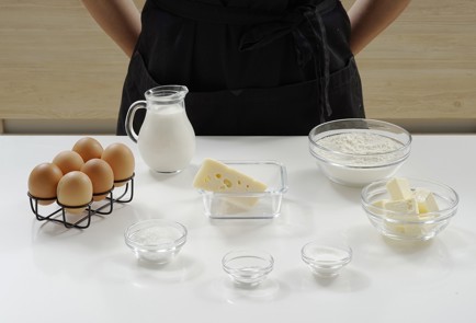 Фото шага рецепта Сырные шукеты 152994 шаг 1  