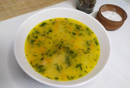 Фото шага рецепта Сырный суп 190190 шаг 10  