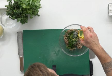 Фото шага рецепта Табуле из киноа с тыквой 151570 шаг 4  