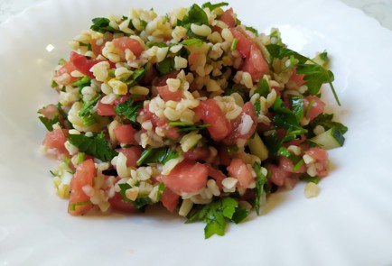 Фото шага рецепта Табуле с булгуром и овощами 189864 шаг 10  