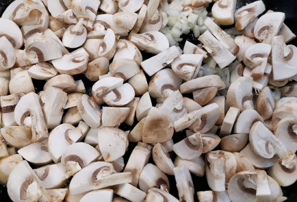 Фото шага рецепта Тальятелле со шпинатом и шампиньонами 151512 шаг 8  