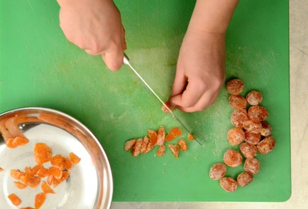 Фото шага рецепта Тарт с рикоттой лимонной цедрой и цукатами 49580 шаг 1  