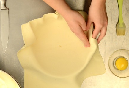 Фото шага рецепта Тарт с рикоттой лимонной цедрой и цукатами 49580 шаг 3  