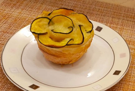 Фото шага рецепта Тарталеткирозы с кабачком 186997 шаг 12