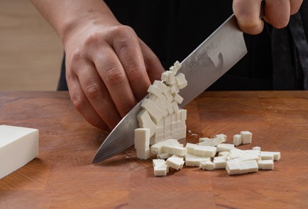 Фото шага рецепта Тарталетки с баклажанами брынзой и орехами 175285 шаг 5  