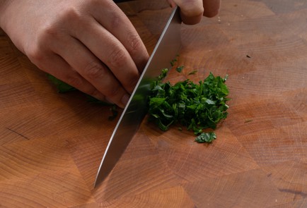 Фото шага рецепта Тарталетки с баклажанами брынзой и орехами 175285 шаг 6  