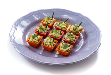 Фото шага рецепта Тарталетки с кальмарами и сулугуни 175282 шаг 11  