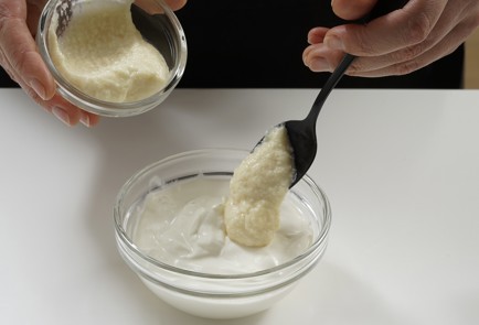 Фото шага рецепта Тарталетки с копченым беконом и зеленым яблоком 152975 шаг 7  