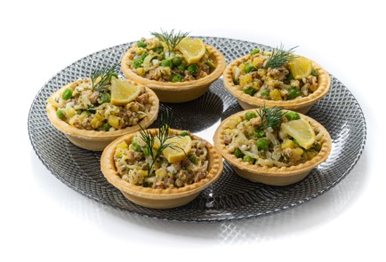 Фото шага рецепта Тарталетки с печенью трески 175283 шаг 11  