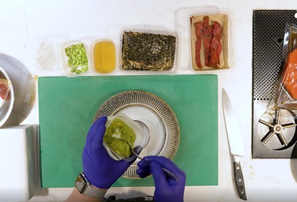 Фото шага рецепта Тартар из вяленого арбуза 139797 шаг 4