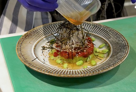 Фото шага рецепта Тартар из вяленого арбуза 139797 шаг 5