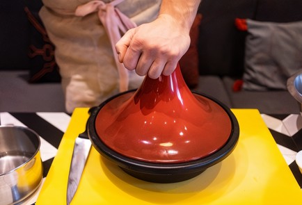 Фото шага рецепта Тажин с курицей и солеными лимонами 138584 шаг 8  