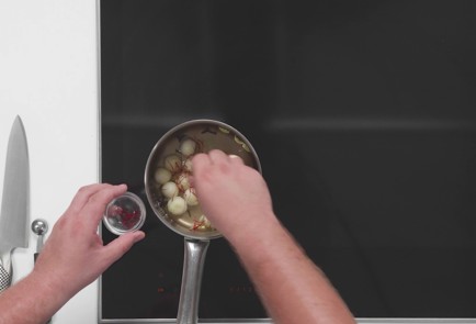 Фото шага рецепта Телячья печень с пряной грушей 174363 шаг 10  