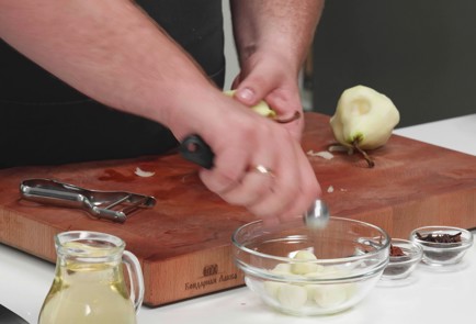 Фото шага рецепта Телячья печень с пряной грушей 174363 шаг 8  