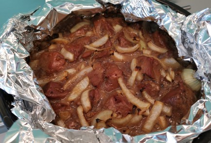 Фото шага рецепта Телячья печень в духовке 186543 шаг 12  