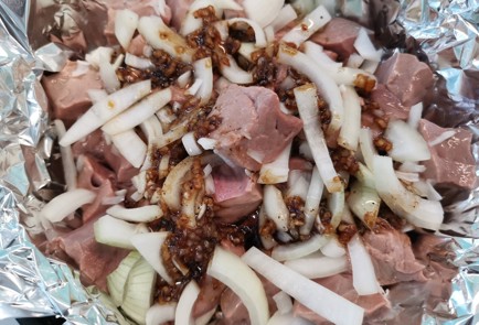 Фото шага рецепта Телячья печень в духовке 186543 шаг 7  