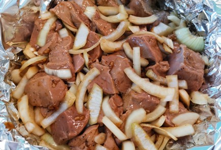 Фото шага рецепта Телячья печень в духовке 186543 шаг 8  