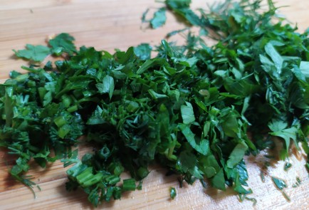 Фото шага рецепта Теплый салат с кабачками 189497 шаг 4  