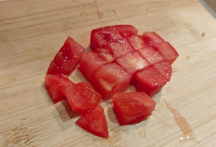 Фото шага рецепта Теплый салат с курицей 191351 шаг 11