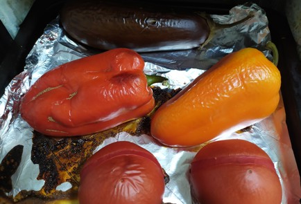 Фото шага рецепта Теплый салат с овощами 190689 шаг 3  