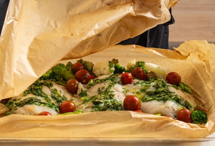 Фото шага рецепта Тилапия в духовке с белым вином 186444 шаг 9  