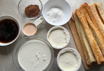 Фото шага рецепта Тирамису с бисквитом 174855 шаг 1  