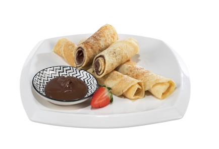 Фото шага рецепта Толстые блины на дрожжах с нутеллой 114588 шаг 5  