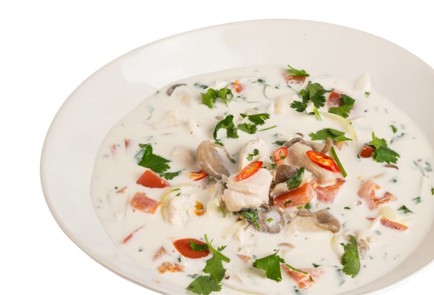 Фото шага рецепта Тайский куриный суп том кха гай 50328 шаг 11  