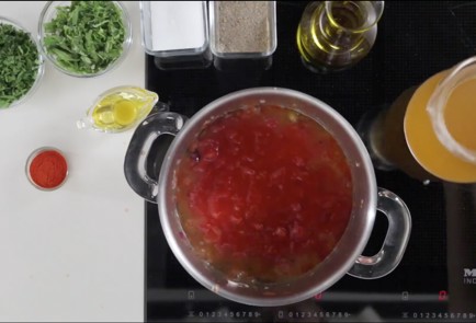 Фото шага рецепта Томатный магрибский суп 15584 шаг 2