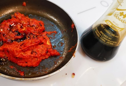 Фото шага рецепта Томатногорчичный соус с луком 153017 шаг 7  