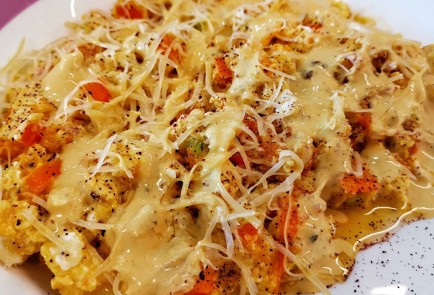 Фото шага рецепта Томатнолуковый скрэмбл с сыром 152642 шаг 11  