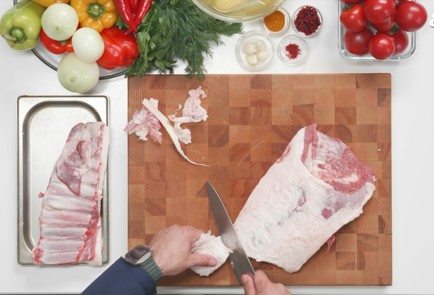 Фото шага рецепта Томленые ребрышки с овощами 190417 шаг 2  