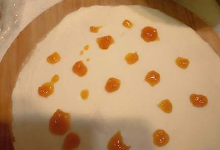 Фото шага рецепта Торт праздничный мандариновый быстрый и простой 191141 шаг 5