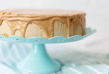 Фото шага рецепта Торт Птичье молоко крембрюле 138825 шаг 9  