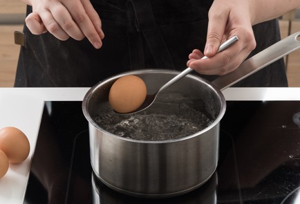 Фото шага рецепта Тосты с бородинским хлебом иваси рисом и яйцом 138733 шаг 1  