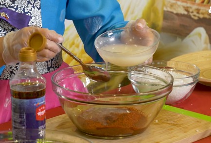 Фото шага рецепта Традиционная корейская капуста кимчи 151006 шаг 6  