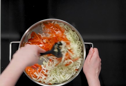 Фото шага рецепта Традиционный филиппинский суп пансит с яичной лапшой 173511 шаг 8  