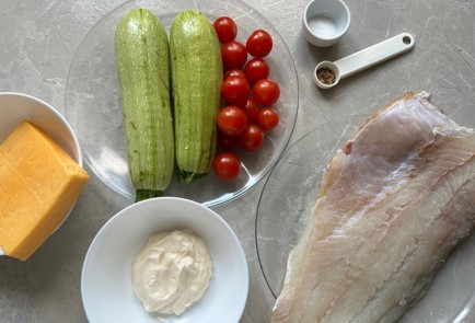 Фото шага рецепта Треска с кабачками 186881 шаг 1  