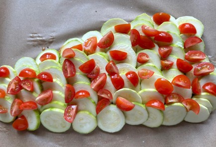 Фото шага рецепта Треска с кабачками 186881 шаг 8  