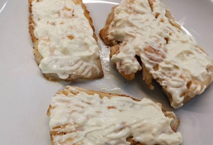 Фото шага рецепта Треска с овощным топингом 175179 шаг 9  