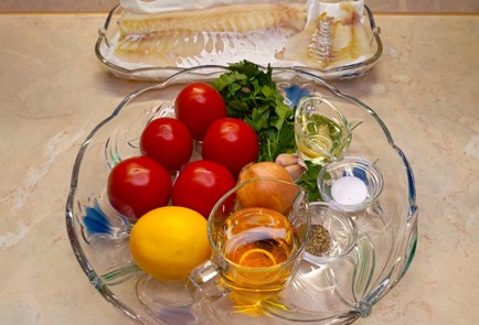 Фото шага рецепта Треска запеченная в конверте 188077 шаг 1  