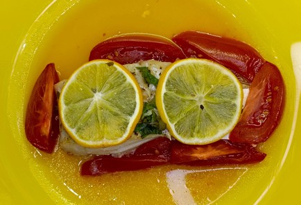 Фото шага рецепта Треска запеченная в конверте 188077 шаг 13  