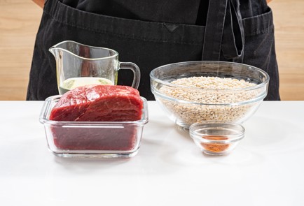 Фото шага рецепта Турецкая перловая каша кешкек 187082 шаг 1  