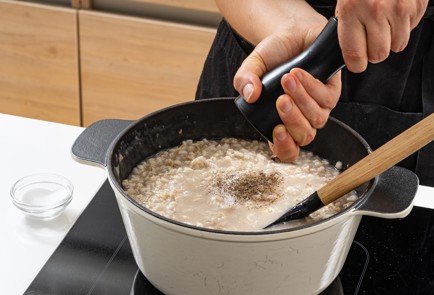 Фото шага рецепта Турецкая перловая каша кешкек 187082 шаг 8  