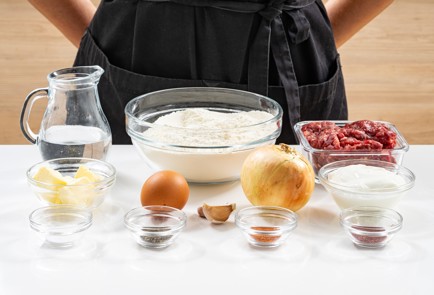 Фото шага рецепта Турецкие манты 187080 шаг 1  