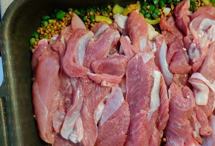 Фото шага рецепта Тушеная индейка с гречкой 189890 шаг 10  